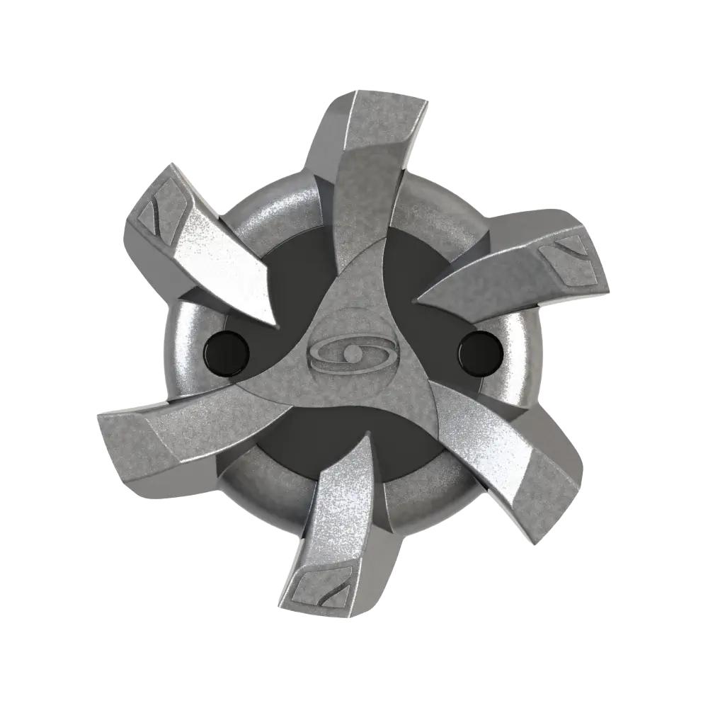 Stealth Golf Spikes (PINS) | Silver/Black