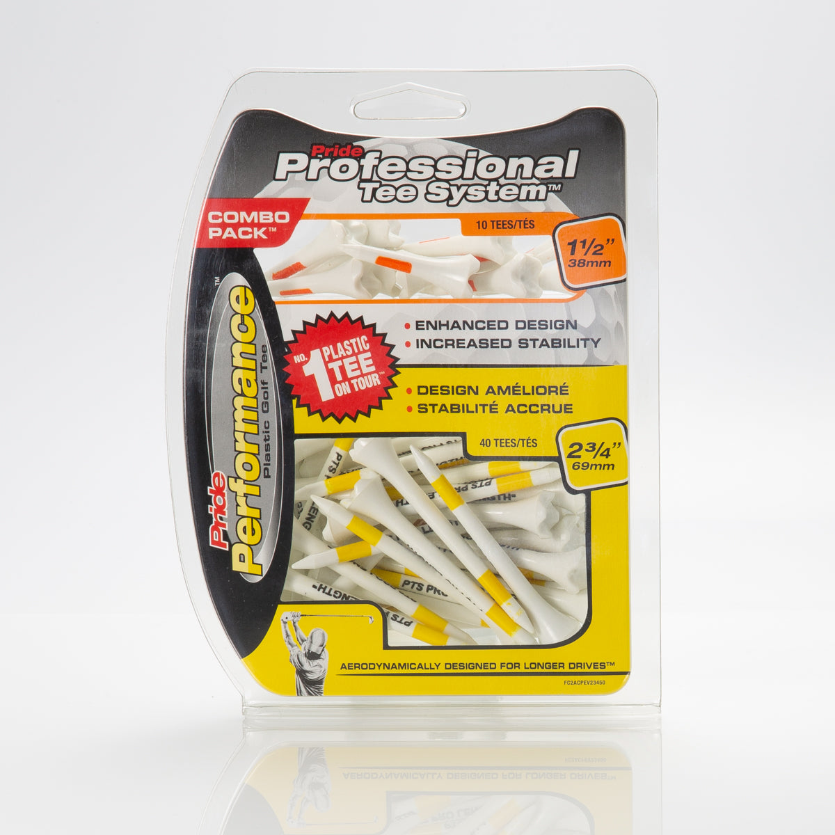 Professional Tee System™ (PTS) Pride Performance™ Combo Packs - Includes 2 3/4" & 1 1/2" Tees!