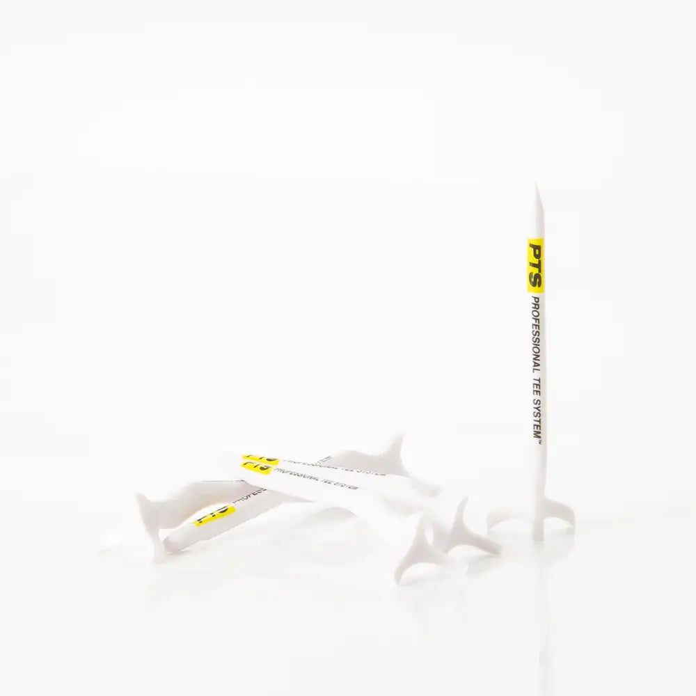 PTS OFFSET Plastic Golf Tees - 2 3/4" - Yellow - 10CT