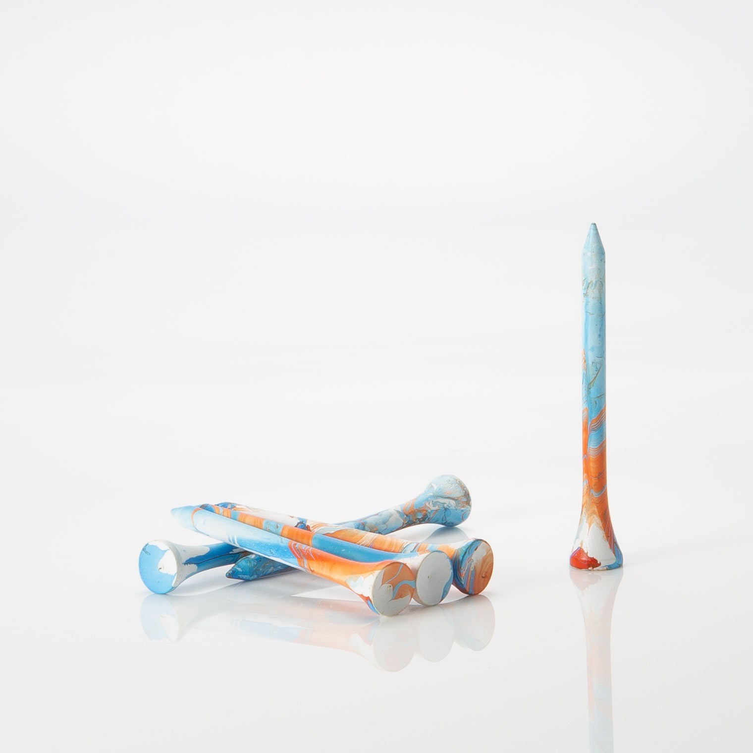 Pridesports Paint Splatter Pack – Special Edition Wood Tees (10 Pack)