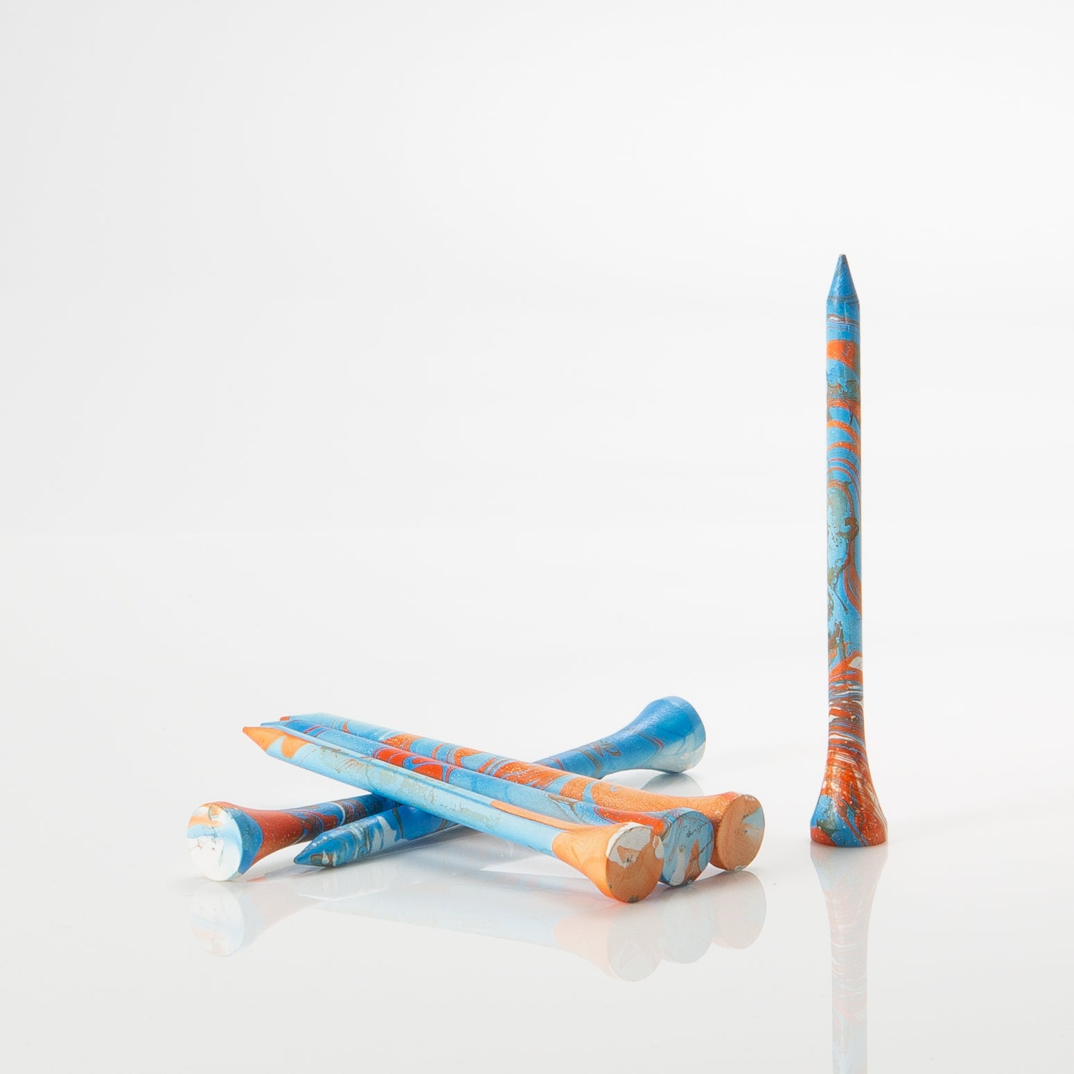 Pridesports Paint Splatter Pack – Special Edition Wood Tees (10 Pack)