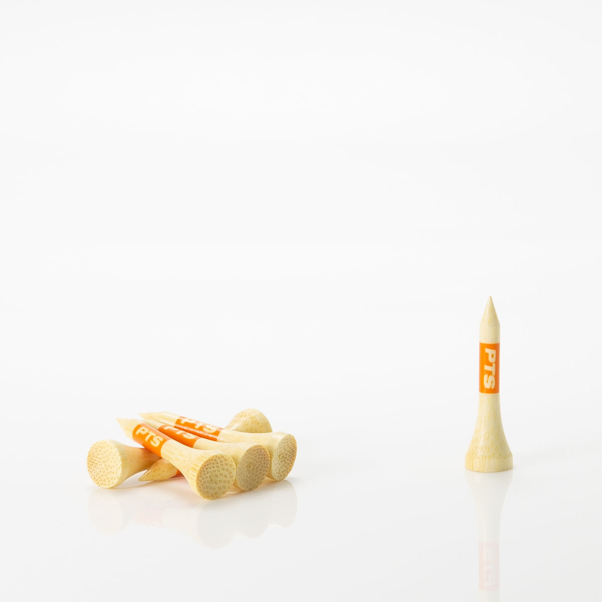 Pride PTS Bamboo Golf Tees 1 1/2" - Orange - 90ct