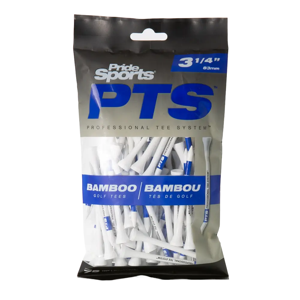 Pride PTS Bamboo Golf Tees 3 1/4" - Blue - 75ct