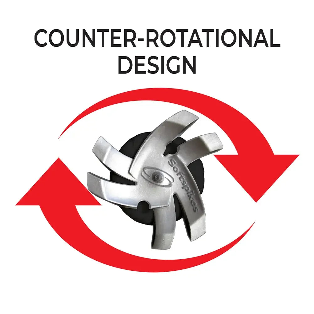 Stealth Golf Spikes (PINS) | Silver/Black