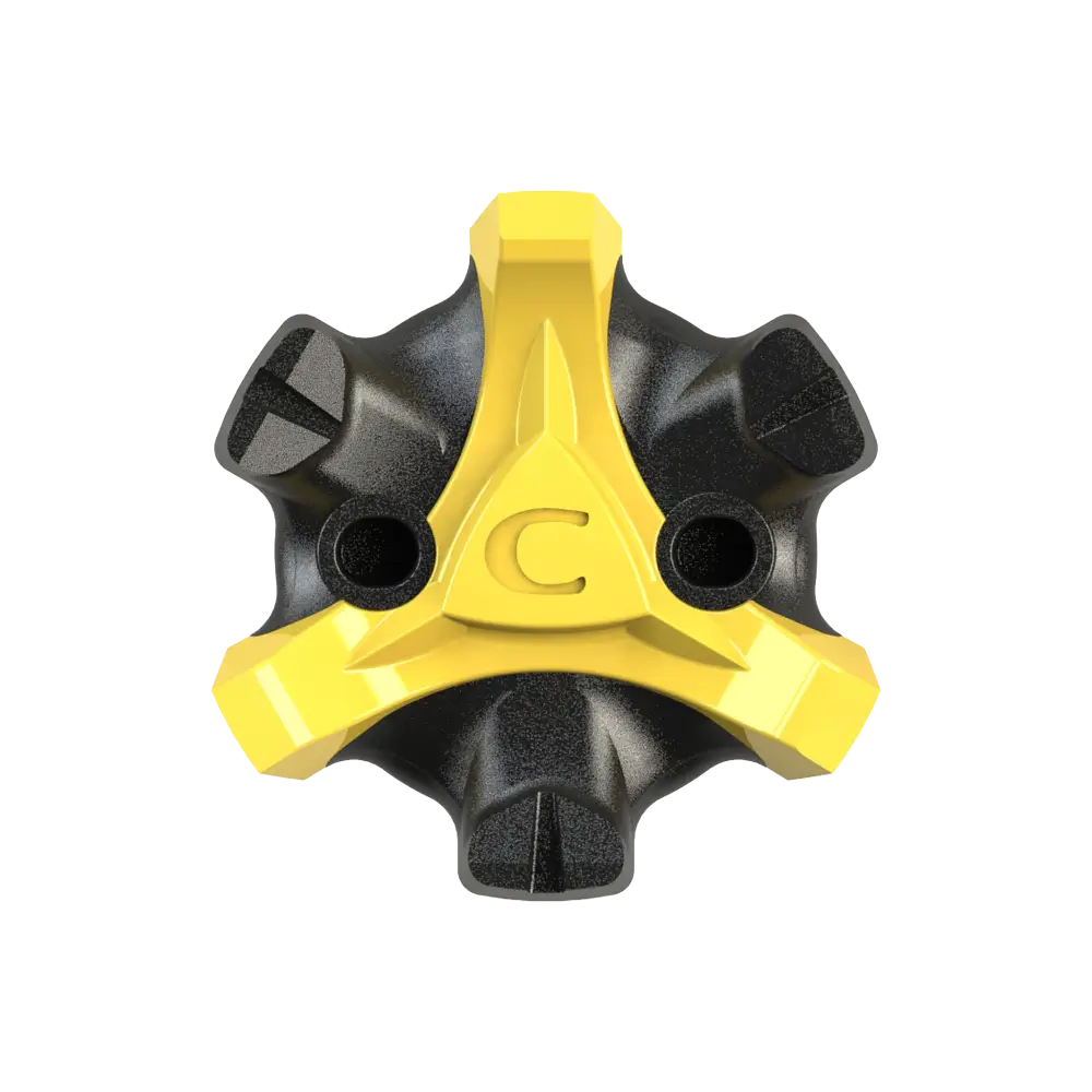 Scorpion Stinger Golf Spikes (Small Metal) | Yellow/Black
