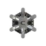 Zarma® Tour Golf Spikes (Fast Twist® 3.0) | Silver/Black