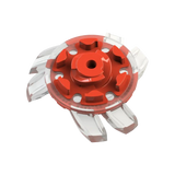 Silver Tornado Golf Spikes (Fast Twist® 3.0) | Clear/Red