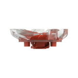 Silver Tornado Golf Spikes (Fast Twist® 3.0) | Clear/Red