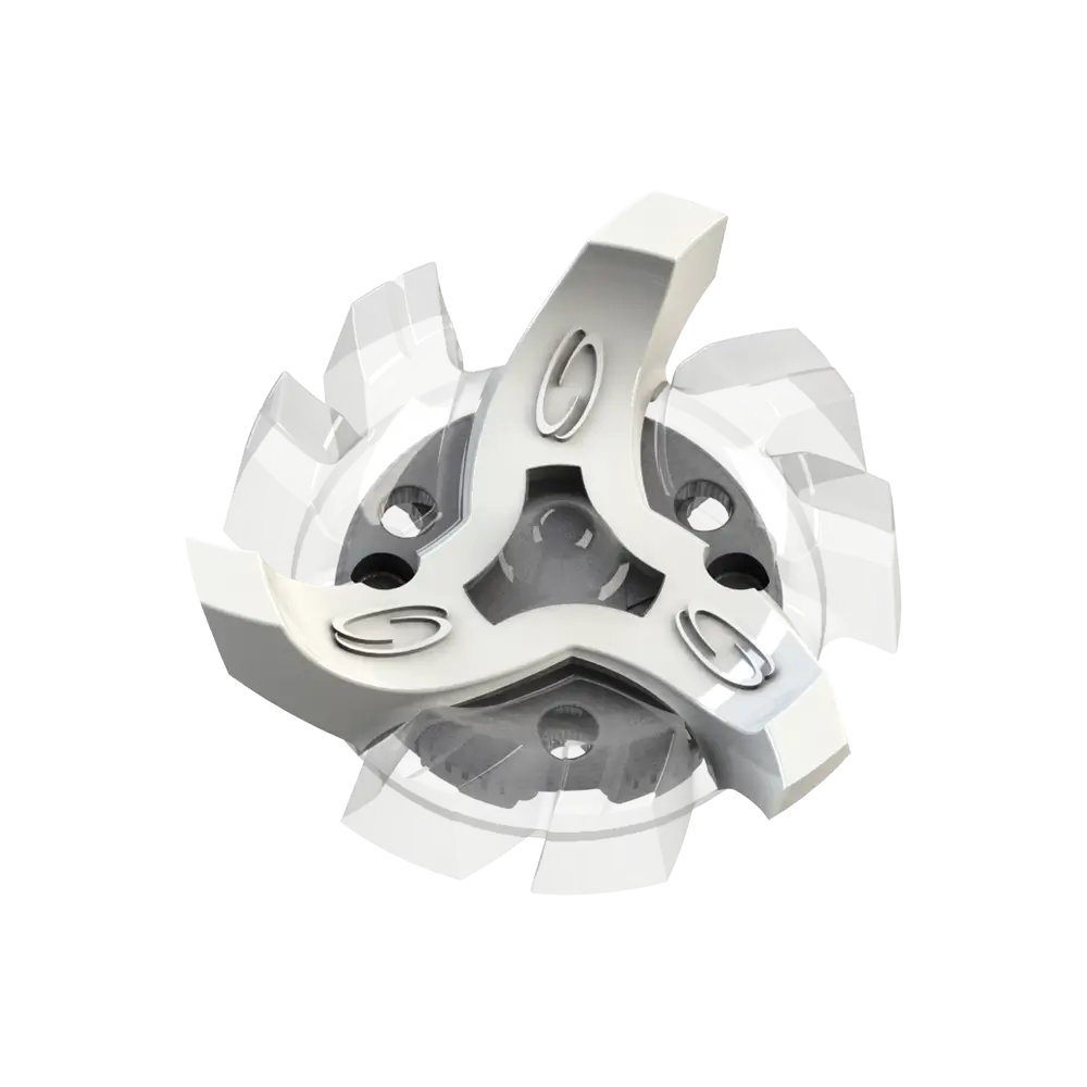 Tour Flex Pro Golf Spikes - TRANSLUCENT/WHITE (Fast Twist® 3.0)