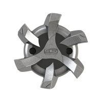 Stealth Golf Spikes (PINS) | Silver/Black