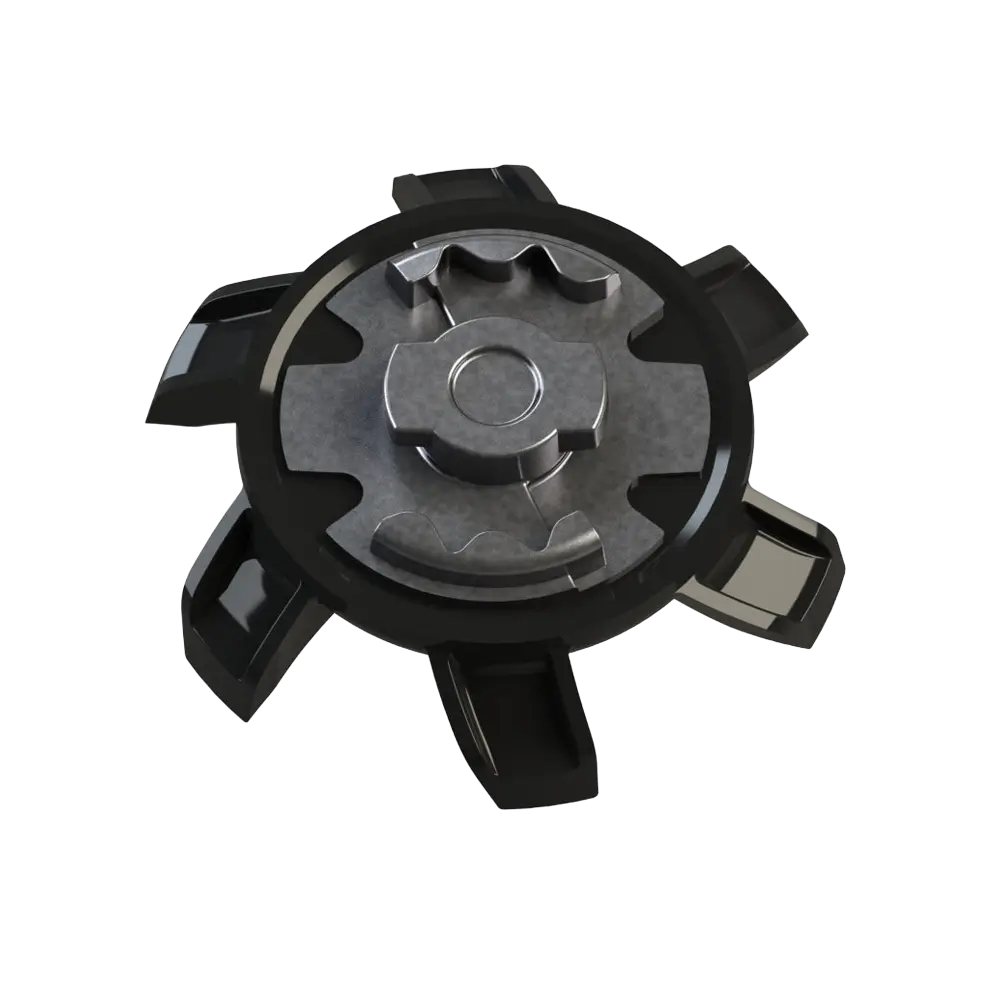 Stealth Golf Spikes (PINS) | Black/Grey