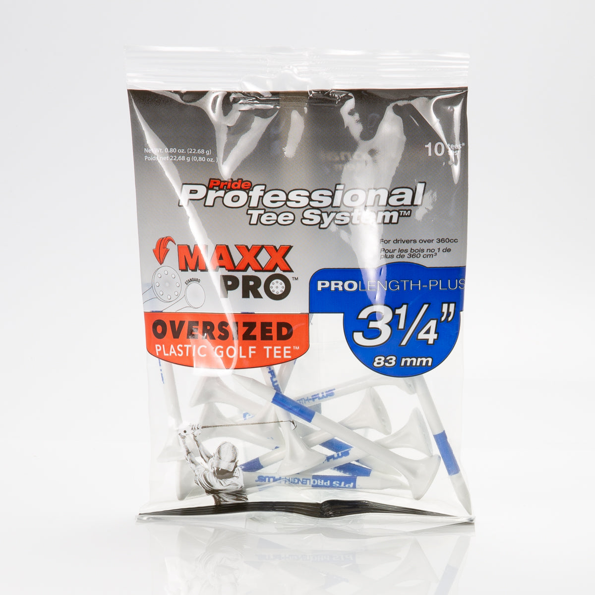 Professional Tee System™ (PTS) MaxxPro™ - 3 1/4 - Plastic Golf Tees