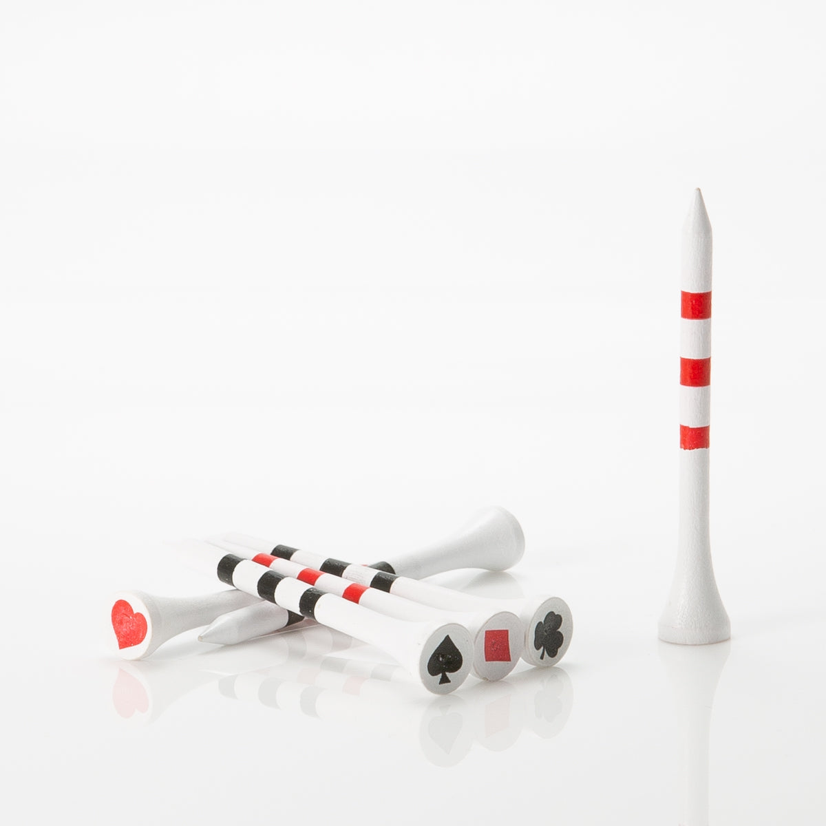 Special Edition Playing Cards Wood Golf Tees