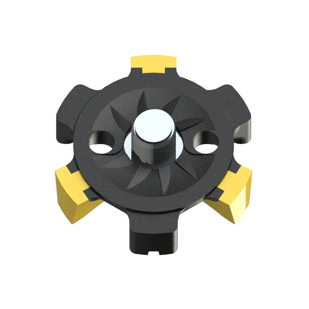 Scorpion Stinger Golf Spikes (Small Metal) | Yellow/Black