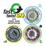 Pulsar® Golf Spikes (Fast Twist® 3.0) | Cherry/White