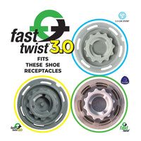 Pulsar® Golf Spikes (Fast Twist® 3.0) | Cherry/White