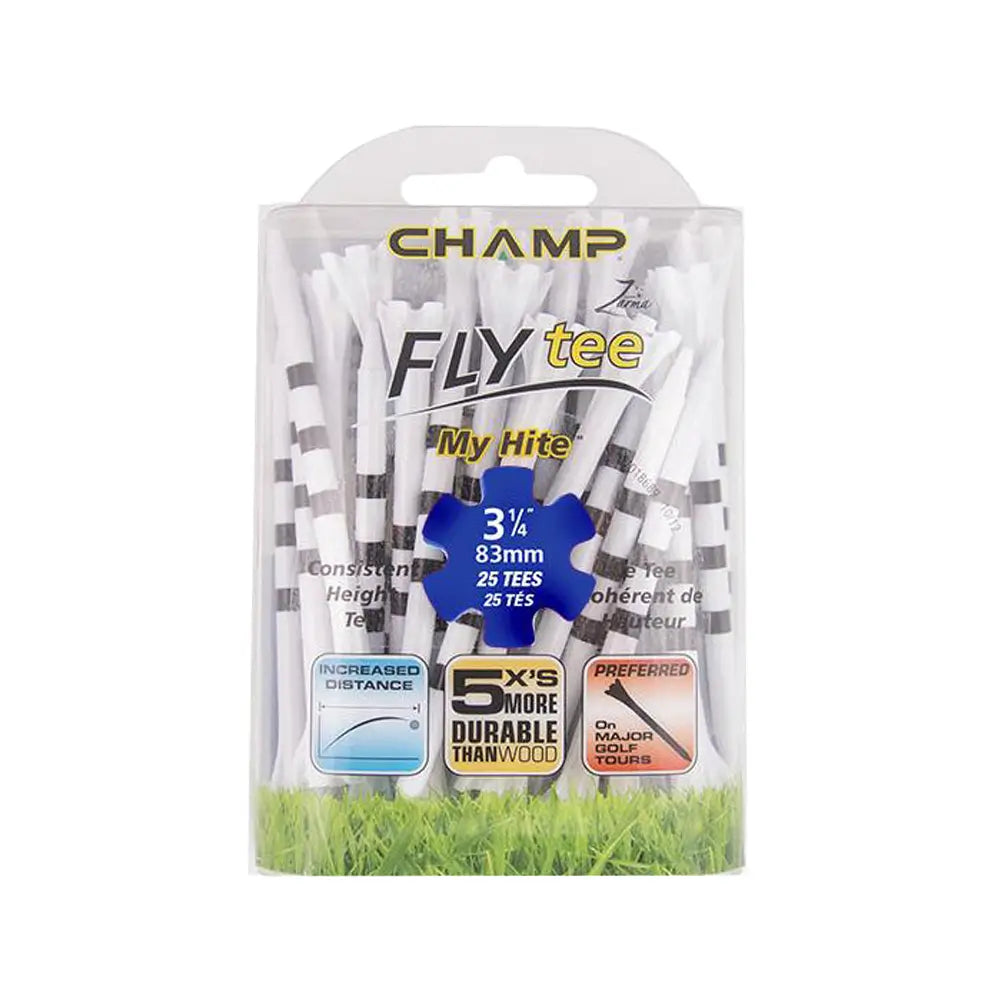 Zarma FLYtee™ MyHite™ Tees - White/Black Stripe