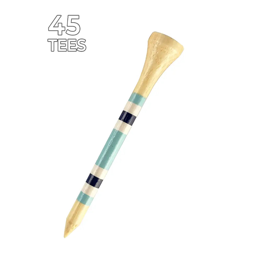 Nova Bamboo Golf Tees™ - Blue / White / Navy