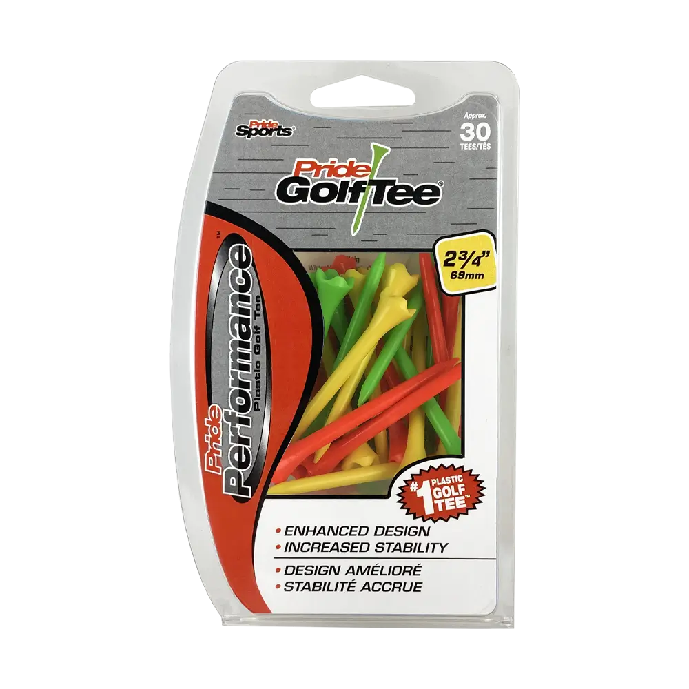 2 ¾" Pride Performance® Plastic Tees - Fruit Mix