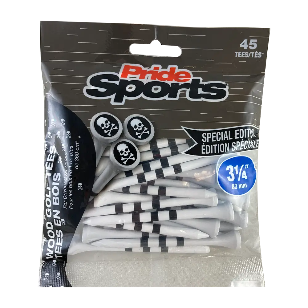 Special Edition Skull & Bones Wood Golf Tees