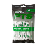 4" PTS® Wood Tees - 50ct