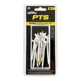2 ¾" PTS® Offset Plastic Golf Tees - 10CT