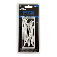 3 ¼" PTS® Offset Plastic Golf Tees - 10CT