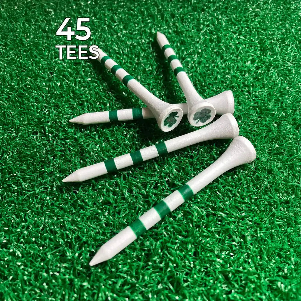 Special Edition Shamrocks Wood Golf Tees