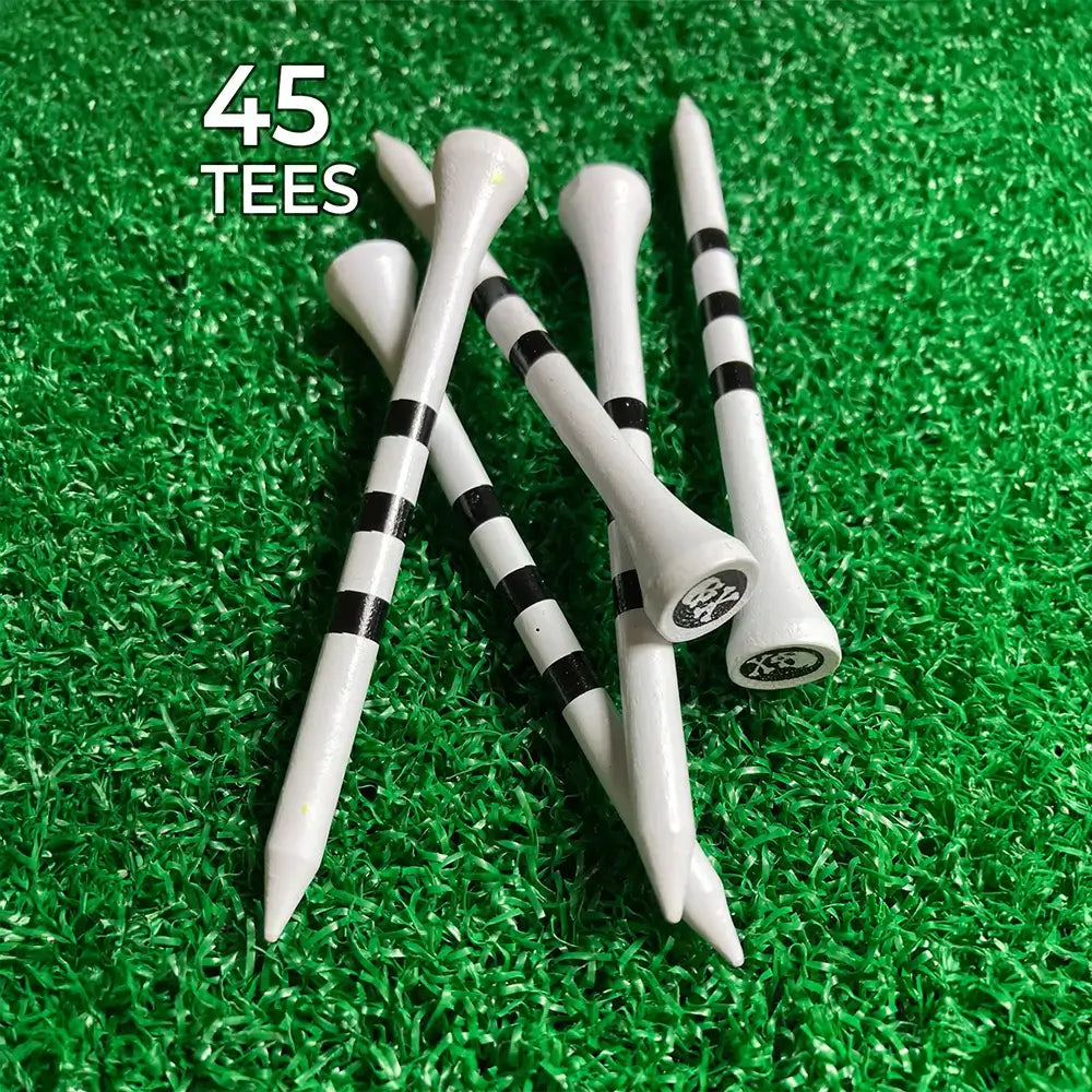 Special Edition Skull & Bones Wood Golf Tees