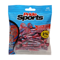 2 ¾" Special Edition Paint Splatter Tees - 10 Pack