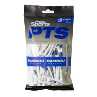3 ¼" PTS® Bamboo Tees - 75ct