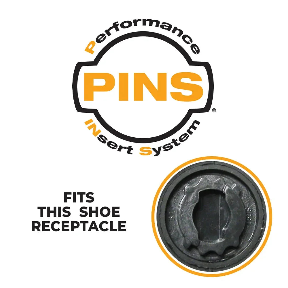 Helix Golf Spikes (PINS) | Silver/Black