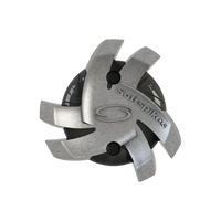 Silver Tornado Golf Spikes (Fast Twist® 3.0) | Silver/Black