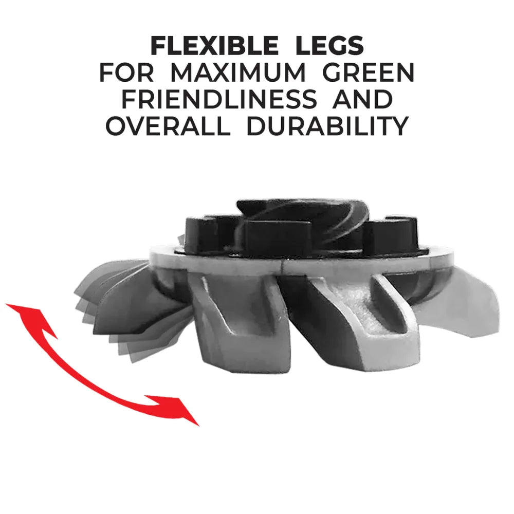 Silver Tornado Golf Spikes (Fast Twist® 3.0) | Silver/Black