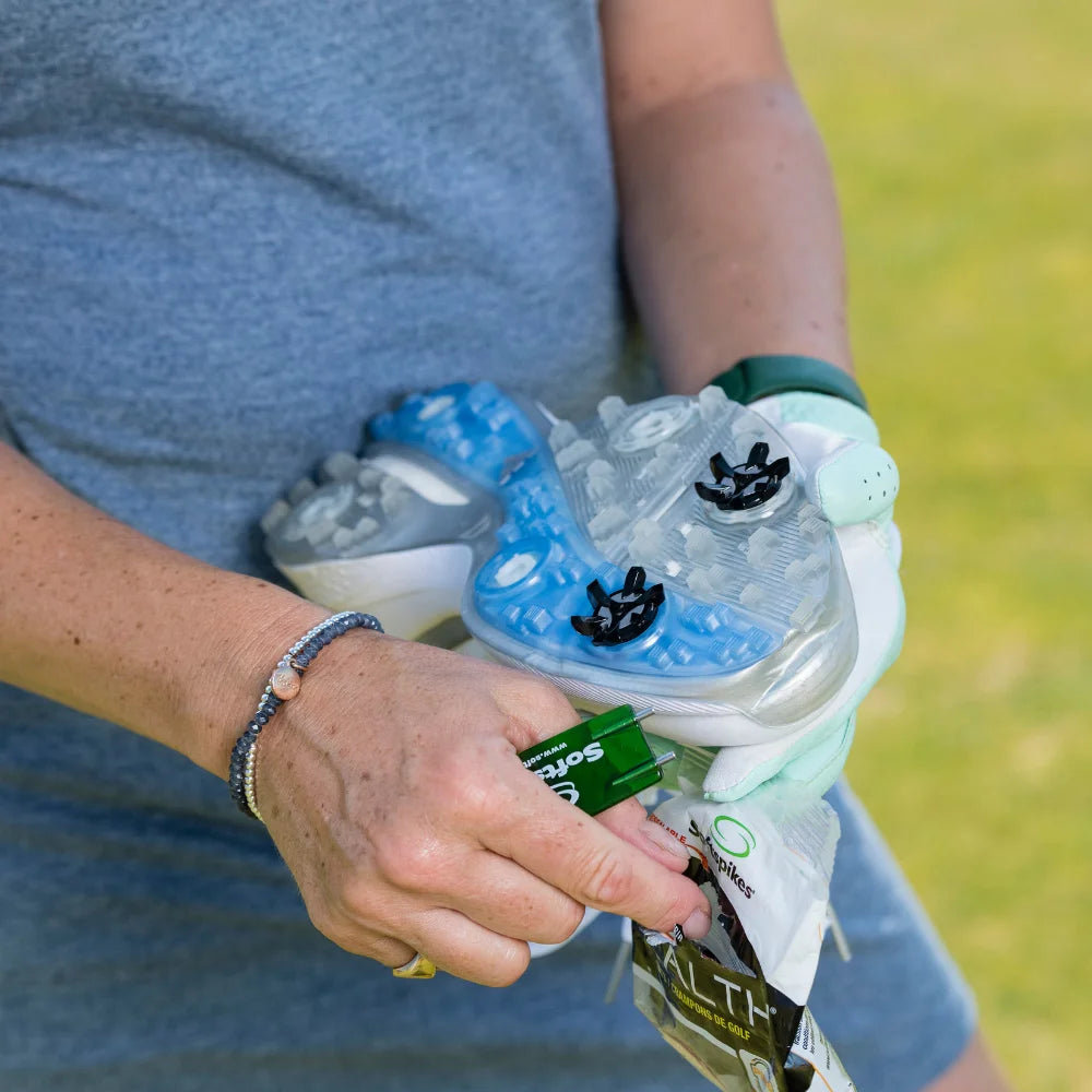 Stealth Golf Spikes (PINS) | Black/Grey